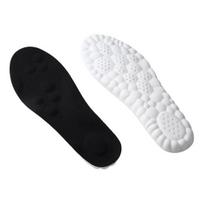 Memory Foam vidpadžiai moterims vyrams, kuriuos galima kirpti pagal dydį, debesų pado, kvėpuojantys įdėklai su skliauto palaikymu, amortizuojantys, patogūs batų įdėklai sportbačiams 43-44 juoda