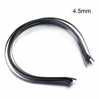 10 vnt./rinkinys Paprasto dizaino metalinė galvos juosta Metaliniai galvos apdangalo aksesuarai Pasidaryk pats amatai black-4.5mm