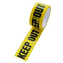 Juosta su juodais simboliais, geltona juosta, pavojų identifikavimo juosta, universali 2-CAUTION