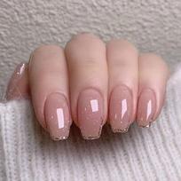 Long Ballerina Fake Nails Pure Color Press on Nails Fashion False Nails  DIY JP3297