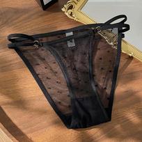 Women's Sexy Mesh Lace G-String Thong - Sheer Temptation Lingerie M 37.5-47.5kg juoda