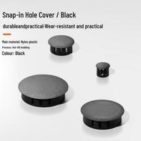 Užsifiksuojantis dekoratyvinis apvalios skylės dangtelis - Plastikinis kamštis baldams. Hole diameter 5mm