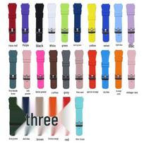 Silicone Twill Smartwatch Straps for Samsung & Huawei - Color Pin Buckle 22mm geltona