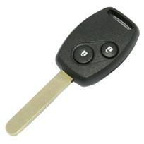 Raktų pakabuko korpusas Atsparus dėvėjimuisi, dulkėms ABS korpusas 2 mygtukai Automobilio rakto dėklas Honda Civic 2006-2011 juoda