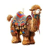 Acrylic Camel Hanging Decoration Home Indoor Car Rearview Mirror Hanging 2D Flat Camel Ornament Backpack Pendant ruda