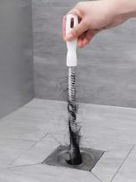 Drain Cleaning Tool Includes Flexible Drain Remover And Brush, Hair Clog Remover For Sink, Shower, And Bathtub, Effectively Captures Hair Multicolor