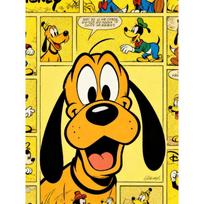 Disney Diamond Painting 5D DIY Pluto Retro Comic Style Illustration Art Mosaic Embroidery Decoration Cross Stitch Gift Round 20x30cm