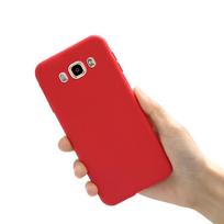 Telefono dėklas Samsung Galaxy J7 2016 dėklams Dangtelis Samsung J7 2016 minkštas apsauginis dėklas J 7 2016 J710 Fundas Coque Samsung J7 2016 raudona