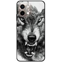 For Vivo Y28 4G Case 6.68'' Black TPU Silicon Cartoon Protection Cover for VivoY28 Y 28 4G Shockproof Capa Wolf Animals Soft Bag vivo Y28 4G