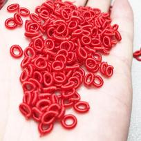 Handmade Dragon Knot Coil Spacer Bead with 3.0mm Inner Diameter for DIY Jewelry raudona