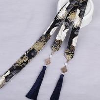 Dragon Chinese Style Hair Band Embroidery Bow Ribbon Headwear Simple New Year Headwear  Men/Male E