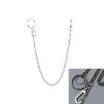Silver Ring Hip Hop Jewelry Rock Wallet Chain Belt Key Chains Clip Wallet Belt Chain Pants KeyChain 1