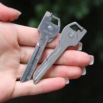 8-In-1 Multi-Tool Keychain For Camping & Survival | Folding Screwdriver, Bottle Opener | Compact Outdoor Utility Pliers With Key A