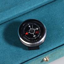 Mini Pocket Compass Removable Button Watch Strap Portable  Tool for Outdoor Adventure Hiking juoda