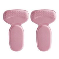 Anti-Slip Heel Liners Soft Foot Cushion Pads Shock Absorbing Shoe Insoles for Loose Shoes Heel And Forefoot Support for All-Day Comfort 1Pair rožinė