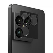 Sony Xperia 1 VIII galinės kameros objektyvo dangtelis dėklas SONY Xperia1VIII 1VIII Aliuminio lydinio metalinis kameros apsauginis žiedas plėvelė For Xperia 1 VIII juoda