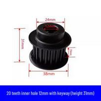 Stepper Motor Pulley Gear Set: 18T, 20T, 25T Synchronous Wheels with Gear Shaft