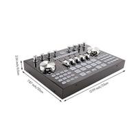 K1 Live Sound Card Portable Bluetooth Sound Card Profession Adjustable Volume Audio for Music Recording Karaoke Singing