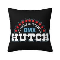Hutch HiPerformance BMX Red White Blue Black Tim Judge Square Pillowcase Pillow Cover Cushion Throw Pillow for Home Bedroom 30x30 cm 12x12 in