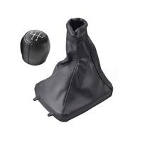 For Vauxhall /Opel Astra II G Zafira A 1998-2010 Car Gear Shift Knob with Gaiter Boot Cover Handbrake cover 1999 2000 2001 2009 A  2-pcs
