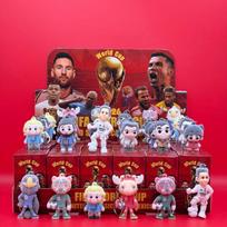 2026 FIFA World Cup USA Canada Mexico Plush Velvet Mascot Doll Kids Toy Collectible Blind Bag raudona