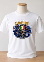 inter milan celebrating 21st championship title cartoon shirt white color 4XL