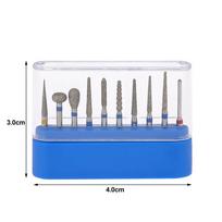 Dental Diamond Burs Drill Ceramic Restoration Poliravimo rinkinys 10 vnt 4