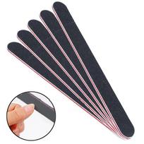 5 vnt Dvipusės nagų dildės 180/100 Grit Emery Board manikiūro įrankis