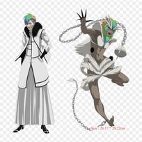 Bleach OC Espada Nel Tu Ichigo Kurosaki Anime Lron užsiuvai drabužiams, krepšiui, marškinėliams, šilumos perdavimo lipdukai, juostelės, aplikacijos