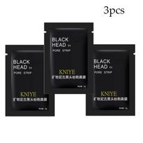 Purifying Black Peel-off Mask veido valymo inkštirų valiklis nosies kaukė 3pcs