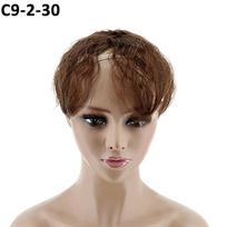 LISI HAIR Moteriški natūralūs perukai 3D oro plaukų priauginimai netikri plaukų segtukai ant plauko papuošalo grynos spalvos Aukštos temperatūros pluošto perukai kasdieniniam dėvėjimui