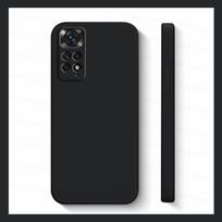 Silicio dėklas skirtas Xiaomi Redmi Note 11 Pro 12 13 11S 10 Pro 9 10s Redmi 13C 12C A2 10C Smūgiams atsparus skystas telefono dangtelis Poco X6 M6 X5 F5 X4 Pro 5G M4 X3 Poco M4 Pro 5G juoda