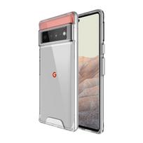 Skirtas „Google Pixel 6/6 Pro Space“ permatomo dangtelio buferiui, didelio kietumo akrilo skaidrus telefono dėklas For Google Flxel 6 skaidri