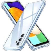 Skaidrus dėklas, skirtas Samsung Galaxy A04s A04 A14 4G A34 A54 5G storas smūgiams atsparus minkštas silikoninis telefono dangtelis, skirtas S23 Ultra S22 Plus S23+ For A04 skaidri