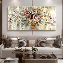 Gustavo Klimto gyvybės medis Klasikinio meno aliejiniai paveikslai Spausdinti ant drobės Meno plakatai ir spaudiniai Klimto įžymūs meno paveikslai Cuadros 21*30cm