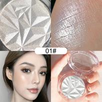 Highlighter Pudra Contour Shading Glitter 3D Bronzer Matte Fairy Pudros makiažas veidui Kūnui Highlight Bronzers Makeup 01 white