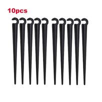 C formos 4/7 mm vamzdžio laikiklis 1/4  sodo žarnai lašelinio drėkinimo atraminiai kuoliukai laistymo lašintuvui purkštuvui laikiklis 10pcs