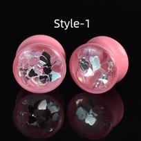 2vnt 8-30mm rožiniai auskarai, tuneliai, dvigubai platėjantys, kūno auskarų vėrimo papuošalai moterims, vyrams Style-1-8mm