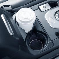 Automobilio puodelio padėkliukas Universalūs neslystantys puodelių laikikliai Blizgūs kalnų krištolai Automobilio salono aksesuarai juoda