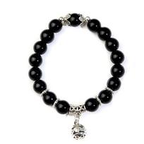 Moteriškos opalinės karoliukų apyrankės Crystal Fashion Apyrankė Senovinės apyrankės juoda