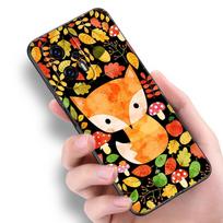 Mielas Cartoon Fox telefono dėklas skirtas Xiaomi POCO F2 F3 M2 M3 M4 X3 X4 Pro NFC F4 GT 5G F1 X2 C3 C31 C40 M5S minkštas TPU juodas dangtelis Xiaomi POCOphone F1