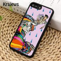 Krajews Rohan JoJo's Bizarre Adventure minkštas telefono dėklas iPhone 14 5 6s 7 8 plius X XR XS 11 12 13 pro max Samsung S21 S22ultra iPhone 14 black