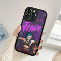 „Iphone Anime Arcane Jinx“ telefono dėklas, skirtas „iPhone 14 13 11 12 Pro MAX 13 12 MiNi 7 8 14 plus X XS XR“, apsauginiai ėriuko odos dangteliai 13 pro max