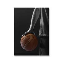 Modernūs sporto krepšinio svajonių meno plakatai ir spaudiniai drobės paveikslai sienų menas paveikslai svetainės dekorui (Nėra rėmelio) 21x30cm No Framed