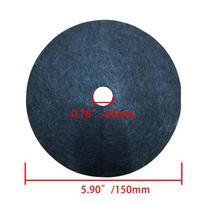 6Pcs New Tree Protection Weed Mats Ecological Control Cloth Mulch Ring Round Weed Barrier Plant Cover for Indoor Outdoor Garden 15cmx15x2cm-6pcs gray