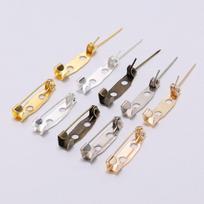 25 vnt./pak. 15 20 25 30 35 mm sagės segtuko pagrindo smeigtukai Sagės nustatymai Tuščias pagrindas papuošalams gaminti „pasidaryk pats“ 1.5CM-25PCS/Pack įvairiaspalvis
