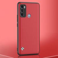 Prabangus odinis dėklas, skirtas Motorola Moto G60 G60S G200 Edge X30 S30 padengtas matinis telefono dėklas, skirtas Motorola Moto G10 G20 G30 G40 Fusion For Moto Edge S30 raudona