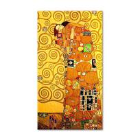 Gustavas Klimtas „Bučinys“ Aliejiniai paveikslai Plakatai ir spaudiniai Klasikinės sienų dailės nuotraukos svetainės miegamojo namų dekoravimui 21x30cm No Framed