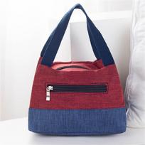 „Bento“ krepšys Biuro darbuotojo priešpiečių dėžutė Drobinis krepšys Tote Bag Tote Bag 23X3X16