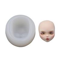 3D molio formos Elf Face Molio formos Epoksidinės dervos formos, skirtos Elf Doll Epoksidinės dervos liejimui papuošalų kūrimas „pasidaryk pats“